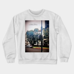 Doran Street, Glendale, CA by Mistah Wilson Crewneck Sweatshirt